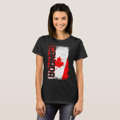 Canada Maple Leaf Canadian Flag Pride 4 T-shirt (Voorkant volledig)