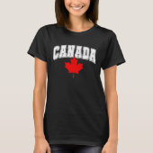 Canada Maple Leaf Canadian Flag Pride  6 T-shirt (Voorkant)