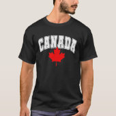 Canada Maple Leaf Canadian Flag Pride  6 T-shirt (Voorkant)
