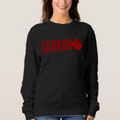 Canada Maple Leaf Canadian Flag Pride Patriotic  2 Trui (Voorkant)