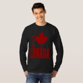Canada Maple Leaf Canadian Flag Pride Patriotic T-shirt (Voorkant volledig)