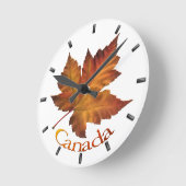 Canada Maple Leaf Clock Canada Souvenir Wall klok (Hoek)