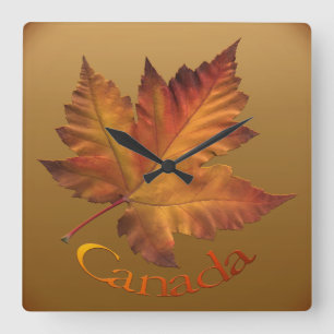 Canada Maple Leaf Clock Canada Souvenir Wall klok