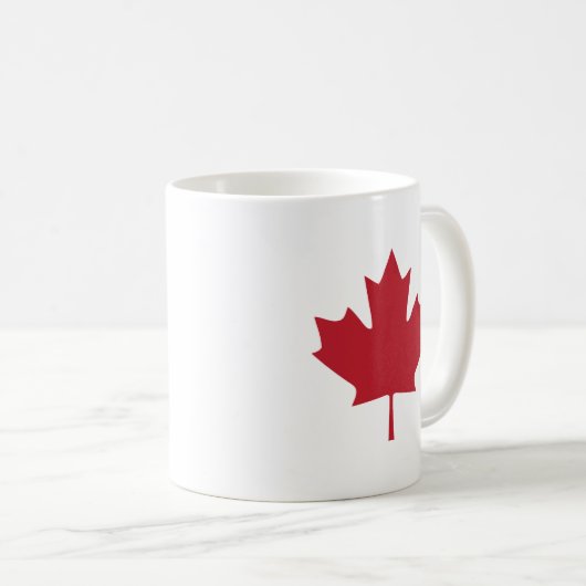 Canada Maple Leaf Coffee Mok (Voorkant rechts)