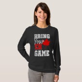 Canada Maple Leaf Country Eh Game Canada T-shirt (Voorkant volledig)