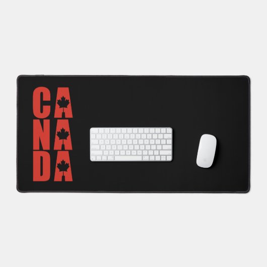 Canada Maple Leaf Designer Canadian Pride Bureaumat (Keyboard & Muis)