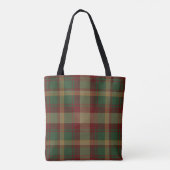 Canada (Maple Leaf) District Tartan Tote Bag (Achterkant)