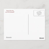 Canada Maple Leaf en Moose briefkaart (Achterkant)