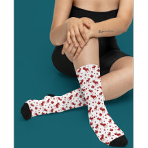 Canada Maple Leaf en Moose Pattern Socks
