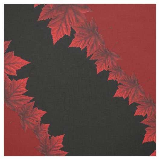 Canada Maple Leaf Fabric Custom Canada Fabric Stof (Swatch)