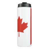 Canada Maple Leaf Flag Patriotisme Thermosbeker (Voorkant)