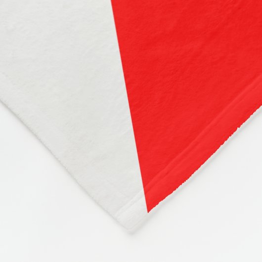 Canada Maple Leaf Fleece Deken (Hoek)