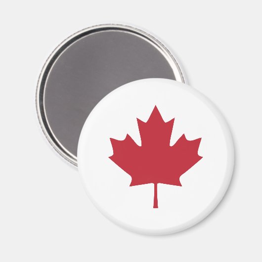 Canada Maple Leaf Fridge Magnet (Voorkant / Achterkant)