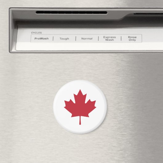 Canada Maple Leaf Fridge Magnet (Insitu (Vaatwasser))