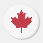 Canada Maple Leaf Fridge Magnet (Voorkant)
