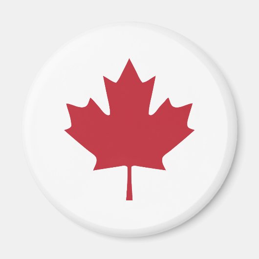 Canada Maple Leaf Fridge Magnet (Voorkant)