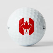 Canada Maple Leaf geparkeerd Golfballen (Voorkant)