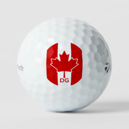 Canada Maple Leaf geparkeerd Golfballen