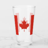 CANADA MAPLE LEAF GLAS (Voorkant)
