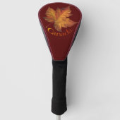 Canada Maple Leaf Golf Driver Hoesje Golfheadcover (Voorkant)