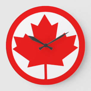 Canada Maple Leaf Grote Klok