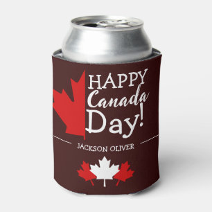 Canada Maple Leaf, Happy Canada Day, 1 juli Blikjeskoeler