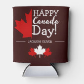 Canada Maple Leaf, Happy Canada Day, 1 juli Blikjeskoeler (Voorkant)