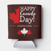 Canada Maple Leaf, Happy Canada Day, 1 juli Blikjeskoeler (Achterkant)