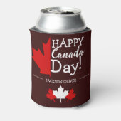 Canada Maple Leaf, Happy Canada Day, 1 juli Blikjeskoeler (Blikje Achterkant)