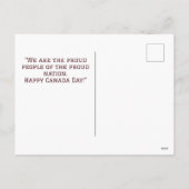 Canada Maple Leaf, Happy Canada Day, 1 juli Feestdagenkaart (Achterkant)