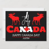 Canada Maple Leaf, Happy Canada Day, 1 juli Feestdagenkaart (Voorkant)