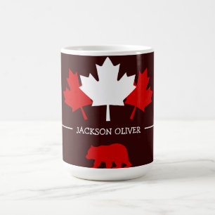 Canada Maple Leaf, Happy Canada Day, 1 juli Koffiemok