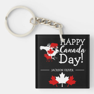 Canada Maple Leaf, Happy Canada Day, 1 juli Sleutelhanger
