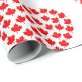canada maple leaf hart canada cadeaupapier (Rol Hoek)