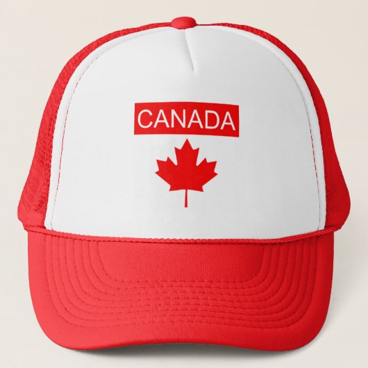 Canada Maple Leaf Heren Trucker Pet (Voorkant)