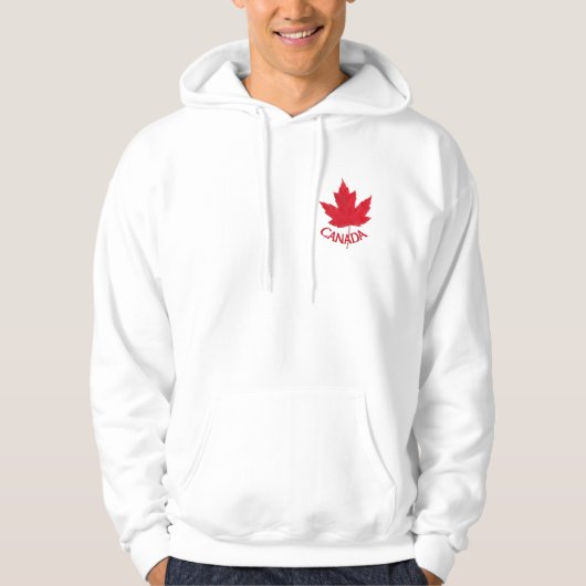 Canada Maple Leaf Hooded Sweatshirt Canada Hoodie (Voorkant)