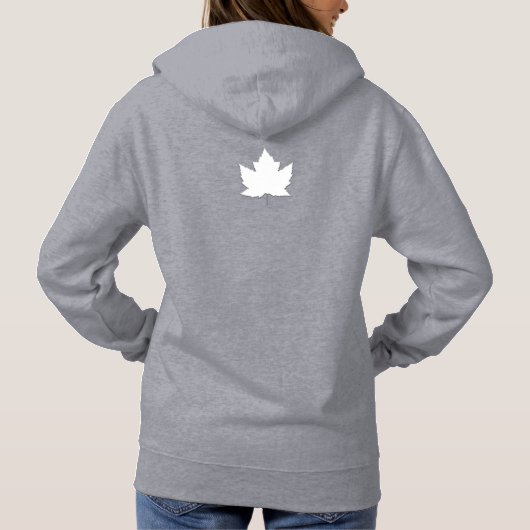 Canada Maple Leaf Hooded Sweatshirt Canada Hoodie (Achterkant)