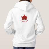 Canada Maple Leaf Hooded Sweatshirt Canada Hoodie (Achterkant)