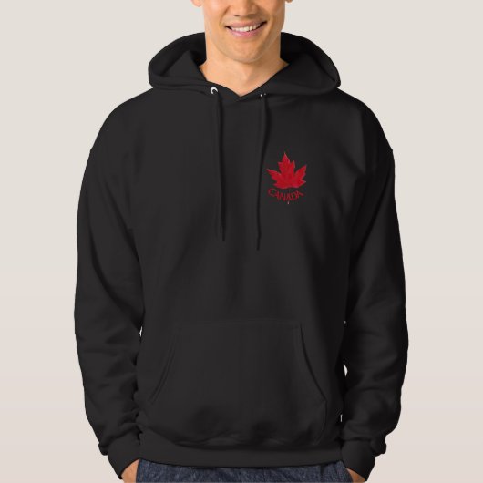 Canada Maple Leaf Hooded Sweatshirt Canada Hoodie (Voorkant)