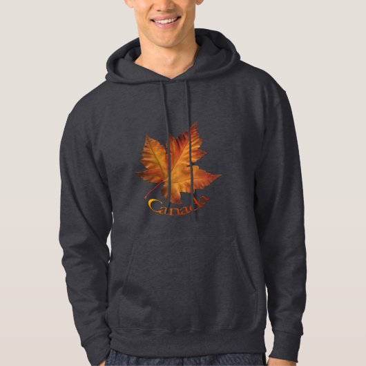 Canada Maple Leaf Hoodie Canada Hooded Sweatshirt (Voorkant)