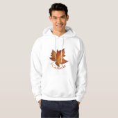 Canada Maple Leaf Hoodie Canada Hooded Sweatshirt (Voorkant volledig)