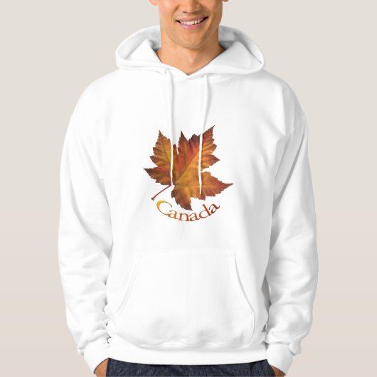 Canada Maple Leaf Hoodie Canada Hooded Sweatshirt (Voorkant)