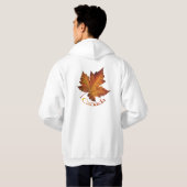 Canada Maple Leaf Hoodie Canada Hooded Sweatshirt (Achterkant volledig)