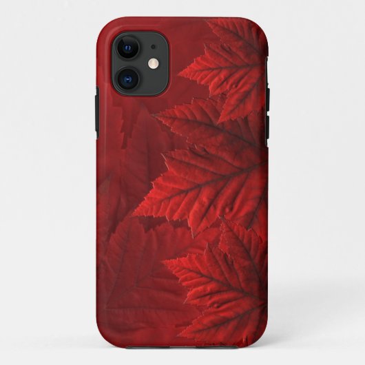Canada Maple Leaf iPhone Cases Canada Souvenirs (Achterkant)