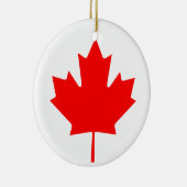 Canada Maple Leaf Keramisch Ornament (Rechts)