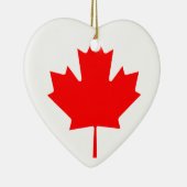 Canada Maple Leaf Keramisch Ornament (Rechts)