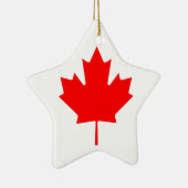 Canada Maple Leaf Keramisch Ornament (Rechts)