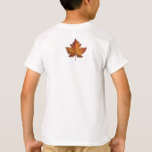 Canada Maple Leaf Kind T-shirt Canada Souvenir (Achterkant)