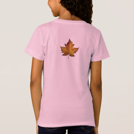 Canada Maple Leaf Kind T-shirt Canada Souvenir (Achterkant)