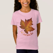 Canada Maple Leaf Kind T-shirt Canada Souvenir (Voorkant)
